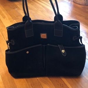 Dooney & Bourke Tote Black Suede